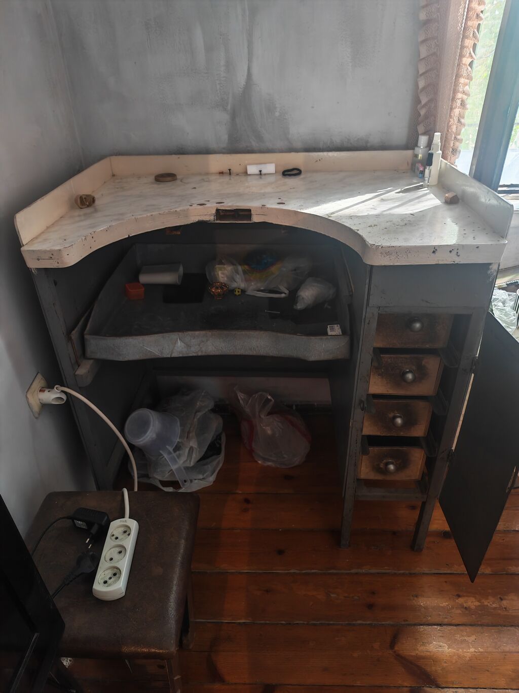 Metal işçi masası – laboratoriya/usta zerger üçün - Material: möhkəm — Kompüter masaları və kresloları, Bakı (2)
