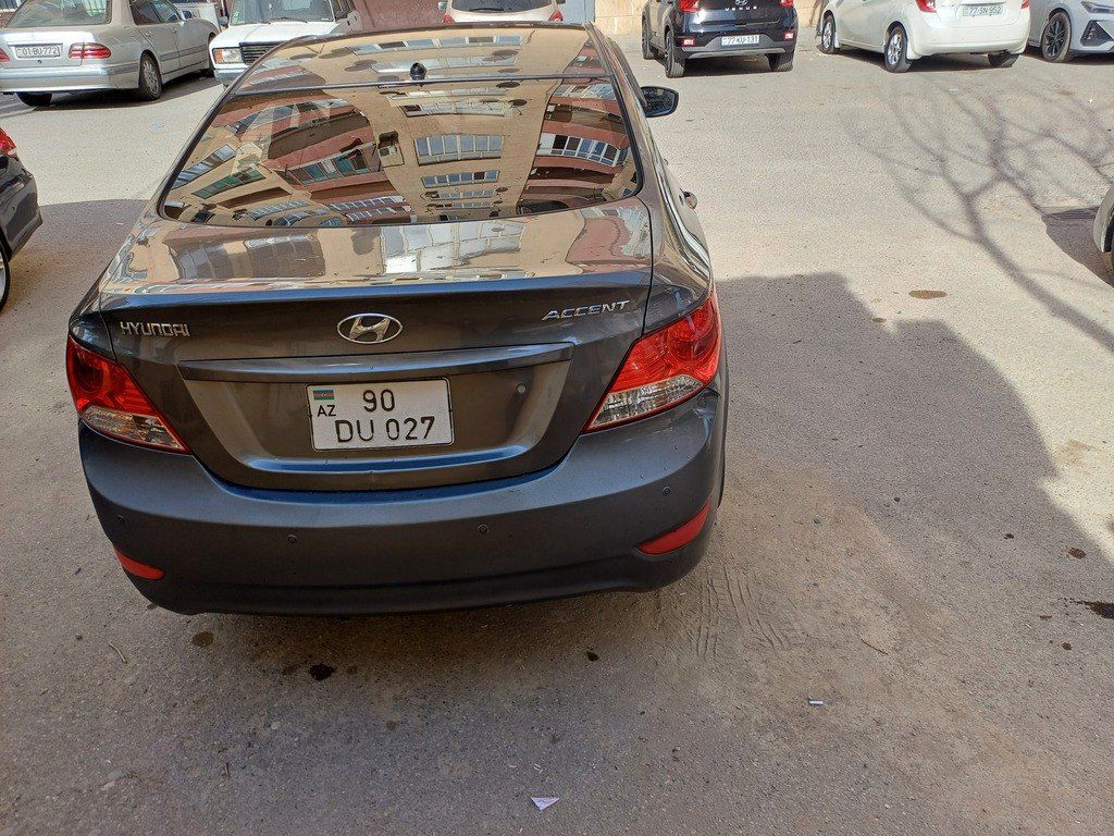 Hyundai Accent, 1.4 L, 2012 il, 340 000 km 90-DU-027 — Avtomobillər, Bakı (2)