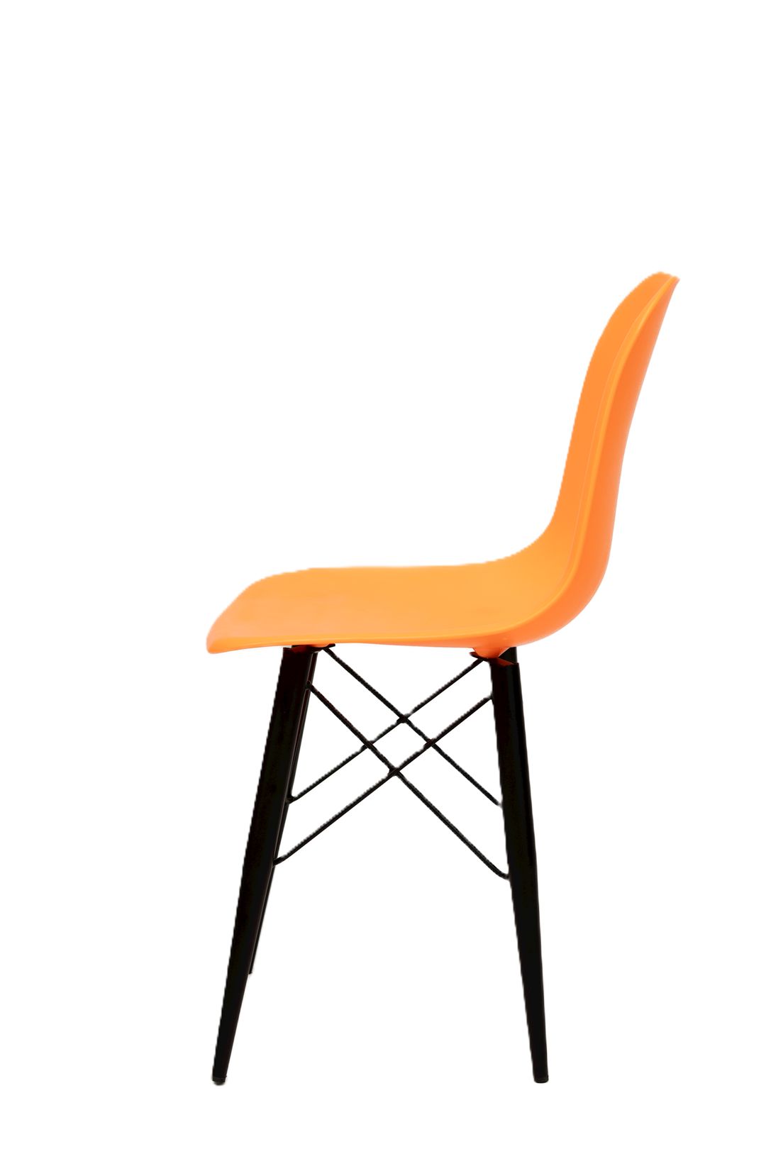 Stul Del Groups Aren Konik 092, 43x49x84 sm, dəmir/plastik, narıncı — Stullar, Bakı (2)