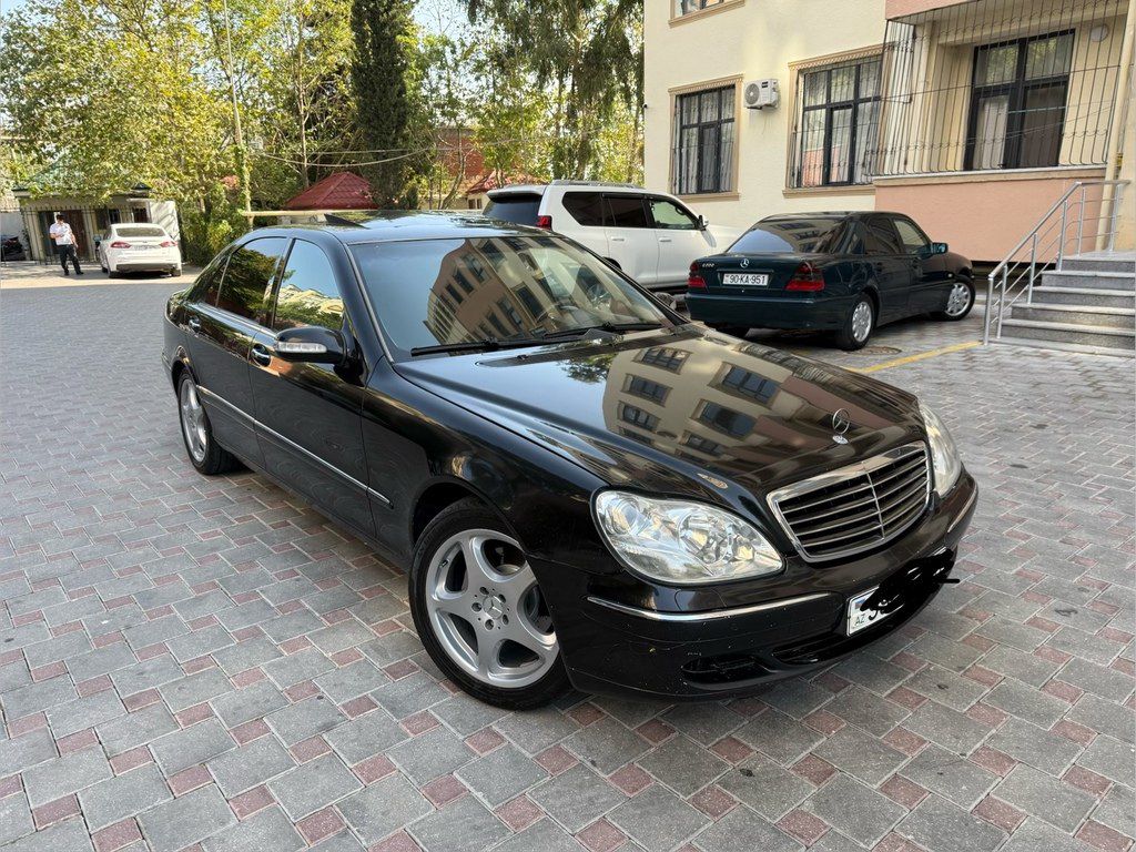 Mercedes S 350, 3.7 L, 2004 il, 220 000 km 90-KA-951 — Avtomobillər, Bakı (2)