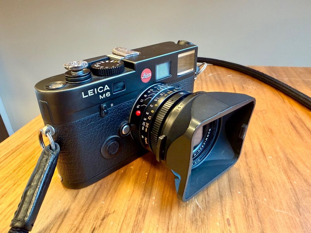 Fotoaparat Leica M6 TTL 0.85 35mm + 28mm lens — Foto və video texnikası, Bakı (7)