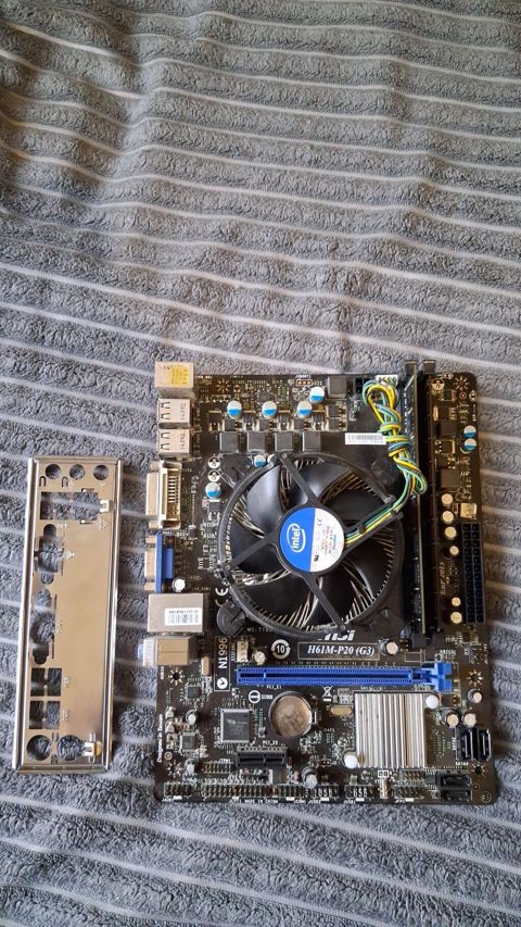 MSI H61M-P20 (G3) anakart + Intel Core i5-3470 prosessor + soyuducu + — Mehdiabad