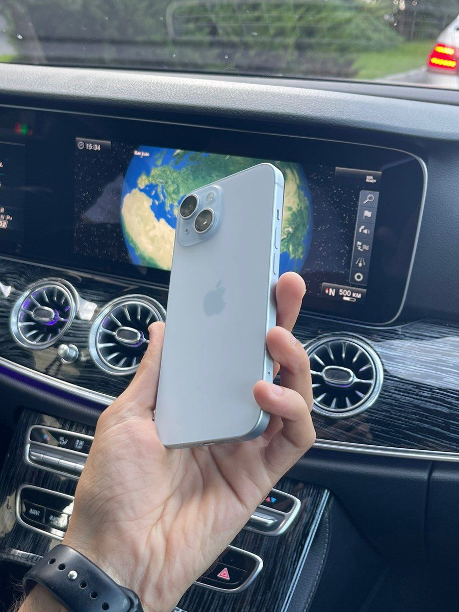 Apple iPhone 15 Blue 128GB/6GB — Smartfonlar, Bakı (3)