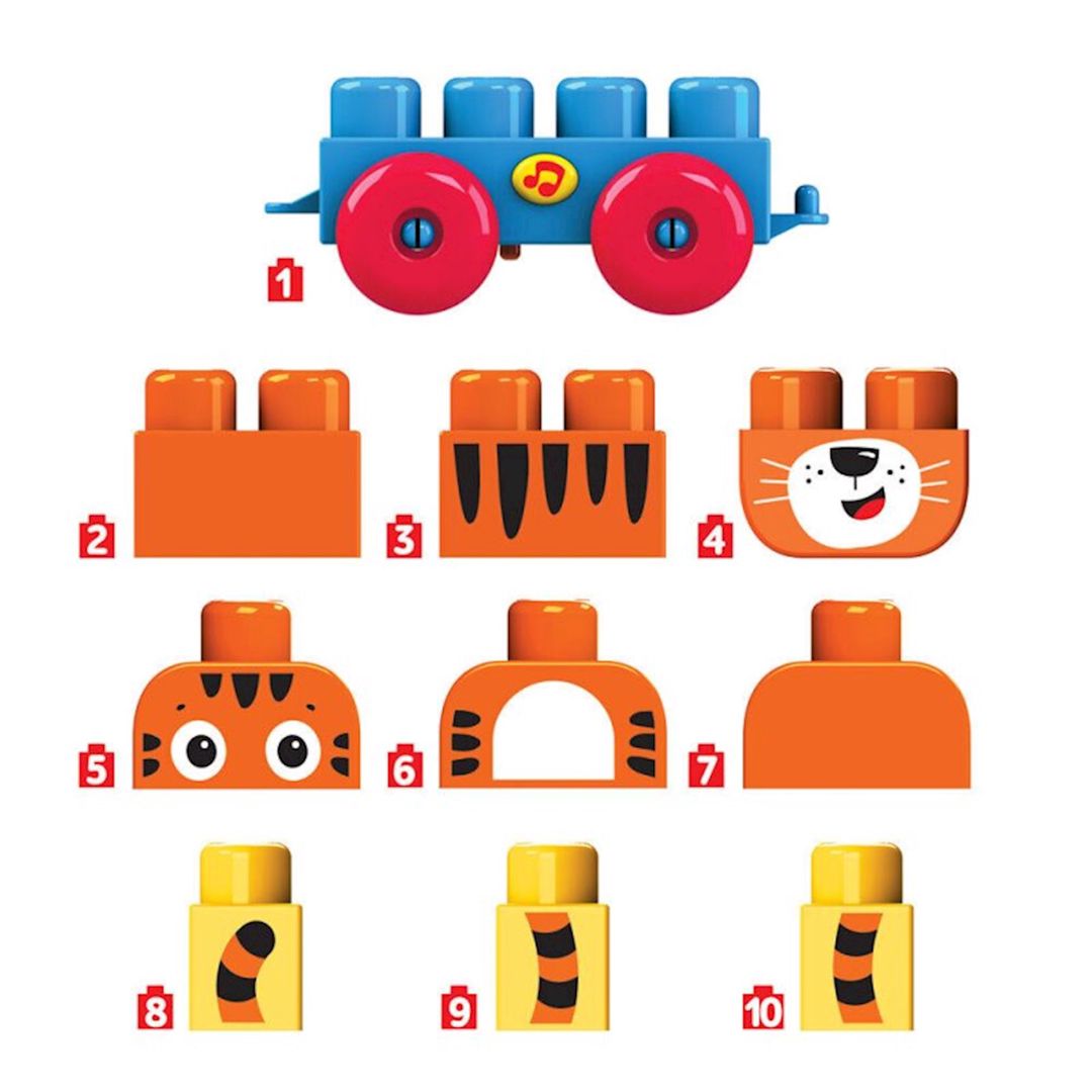 Pələng-konstruktor "Азбукварик" Talky Blocks düymə, 10 hissə — Mallar, Bakı (3)