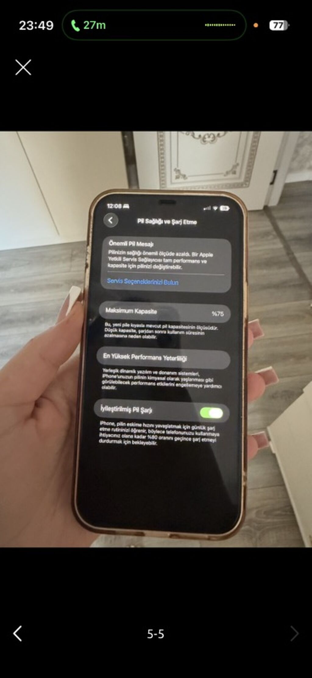 IPhone 12 Pro Max, 256 GB, Qızılı, Face ID — Apple iPhone, Bakı (5)
