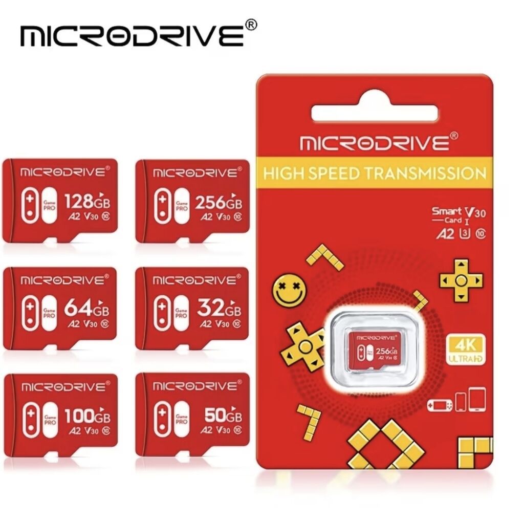 Mıcrodrıve microSD/memory card – yüksək sürətli yaddaş kartı — Yaddaş kartları, Bakı (2)