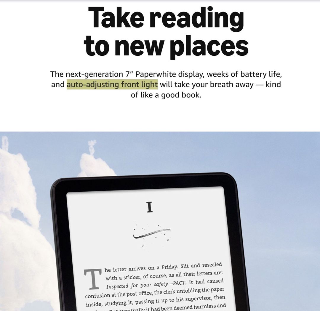 Kindle Paperwhite 12th & Signature Edition — Planshetlər, Bakı (12)
