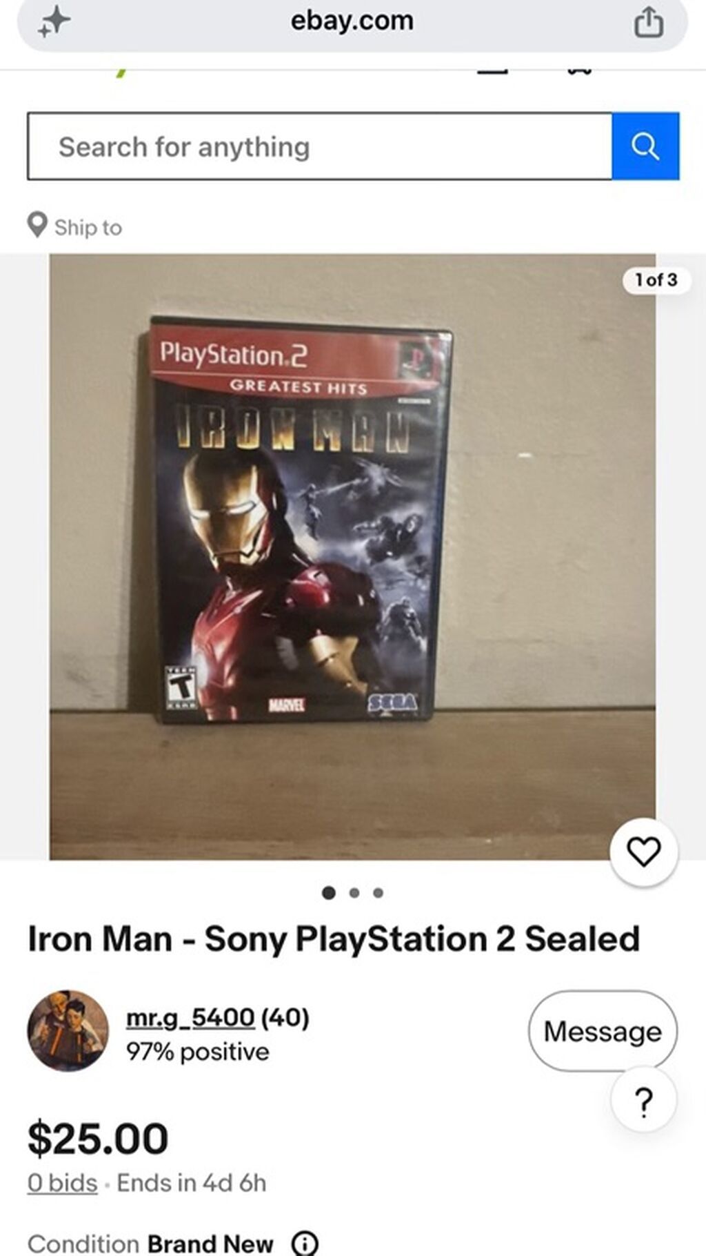 Məhsul: Iron Man – PlayStation 2 oyunu (Sega, Marvel) Xüsusiyyətlər — Oyun konsolları, Sumqayıt (3)