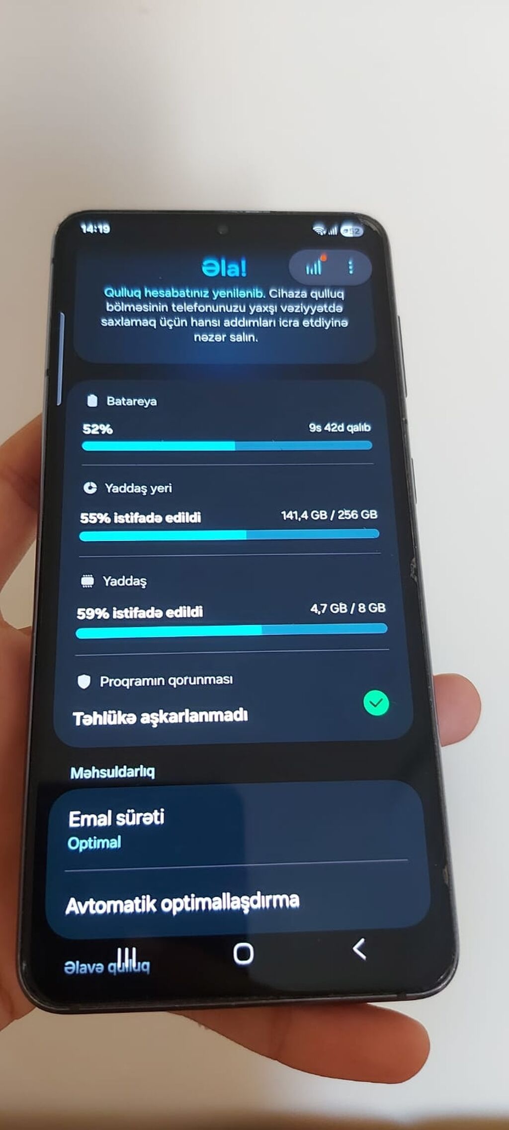 Samsung Galaxy S21, 256 GB, rəng - Yaşıl, Face ID — Samsung, Mehdiabad (3)