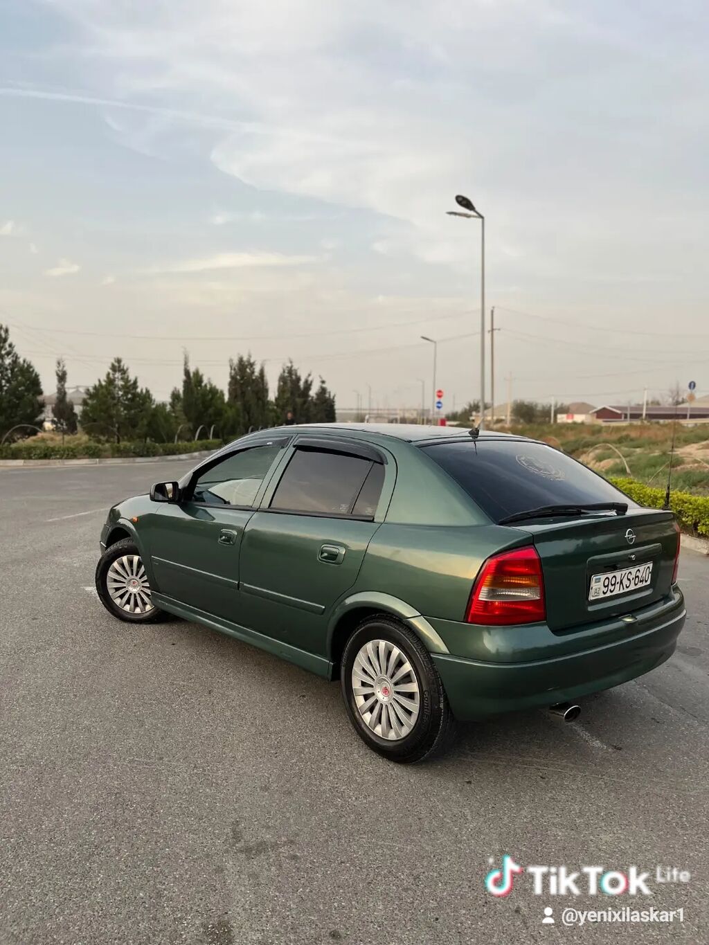 Opel Astra G sedanı - Kuzov: 4 qapılı sedan, tünd yaşıl rəng 99-KS-640 — Avtomobillər, Sumqayıt (4)