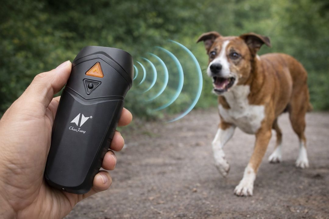 Ultrasəsli it qovan ChanFang Ultrasonic Dog Repeller Portativ — Mallar, Bakı (2)