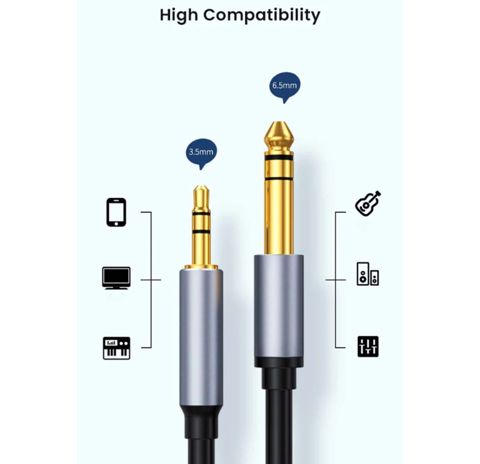 Kabel AUX 3.5mm to 6.35mm — Bakı