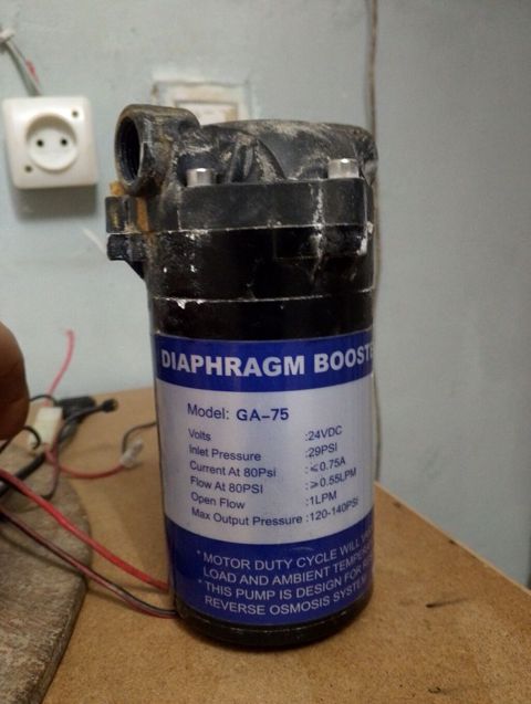 Dıaphragm Booster Pump – Model: GA-75 Texniki göstəricilər — Bakı