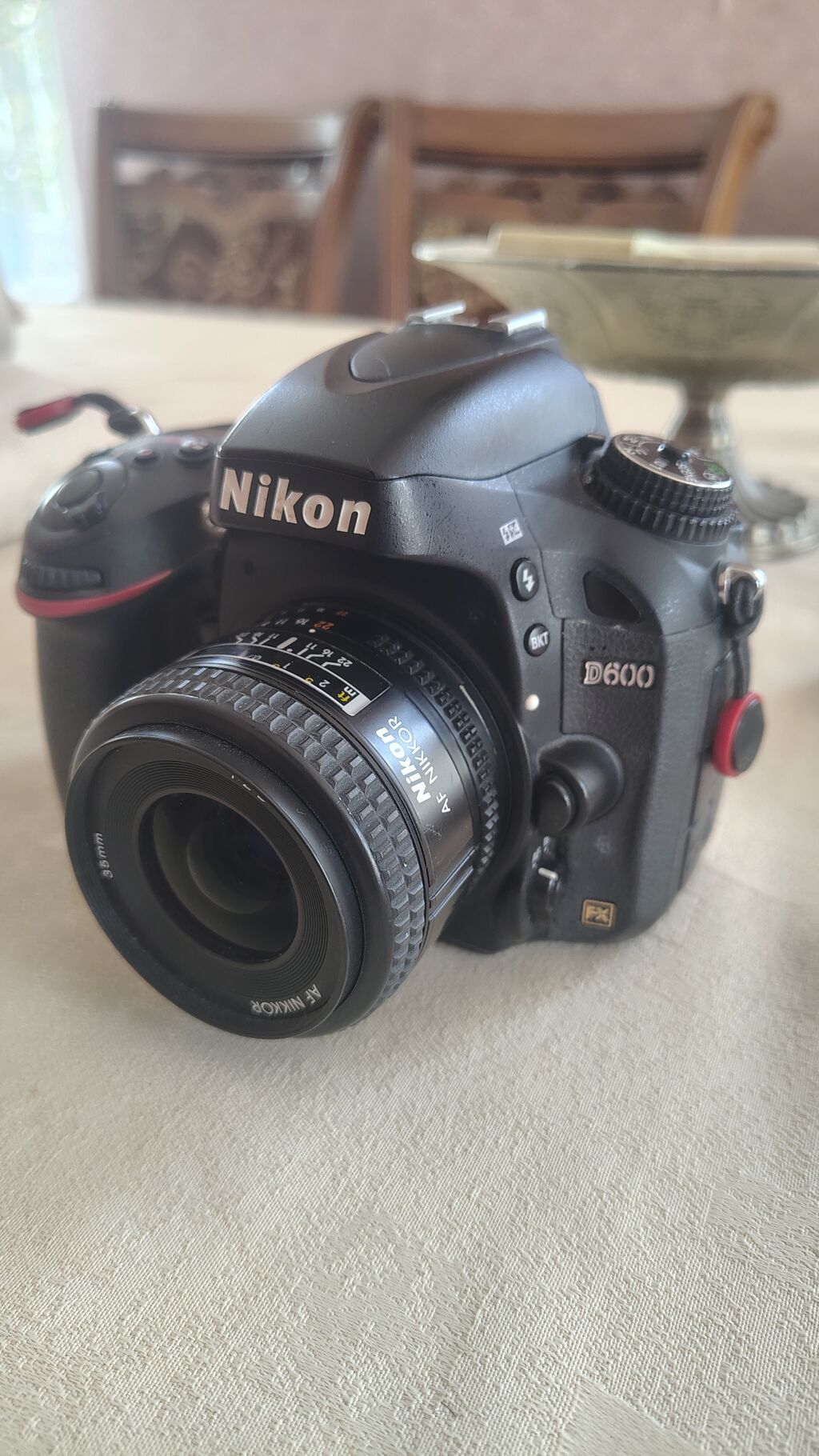Nikon D600 tam kadr Dslr fotoaparat + AF Nikkor 35mm f/2D obyektiv — Fotoaparat, Digah