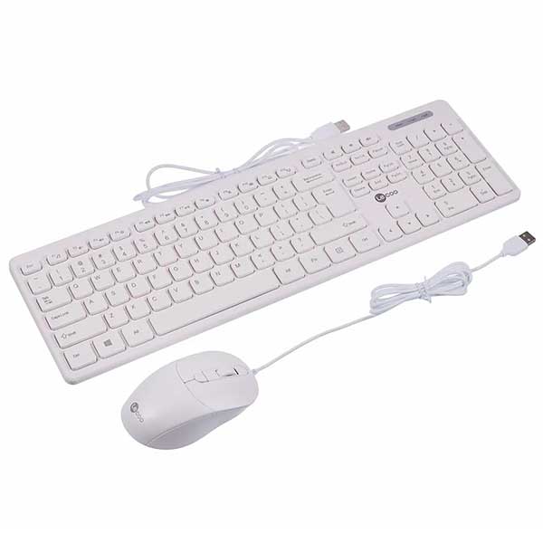 Lecoo CM102 USB Klaviatura və Mouse White — Mallar, Bakı