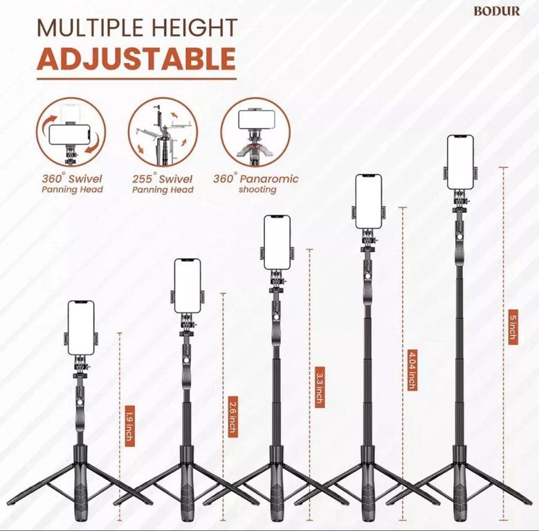 Bluetoothlu Tripod Selfi Çubuğu — Smartfonlar, Bakı (5)