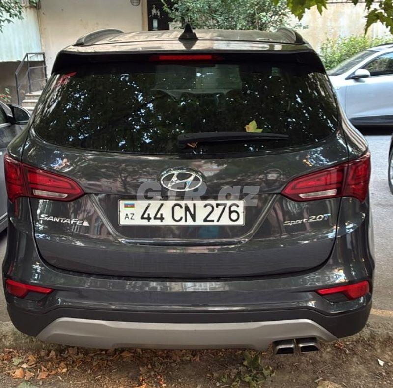Hyundai Santa Fe 2.0 L, 2017, 61 000 mil — Avtomobillər, Bakı (10)