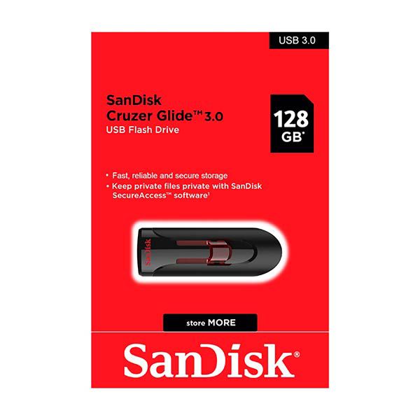 SanDisk Cruzer Glide 128GB USB Flash Drive — Mallar, Bakı
