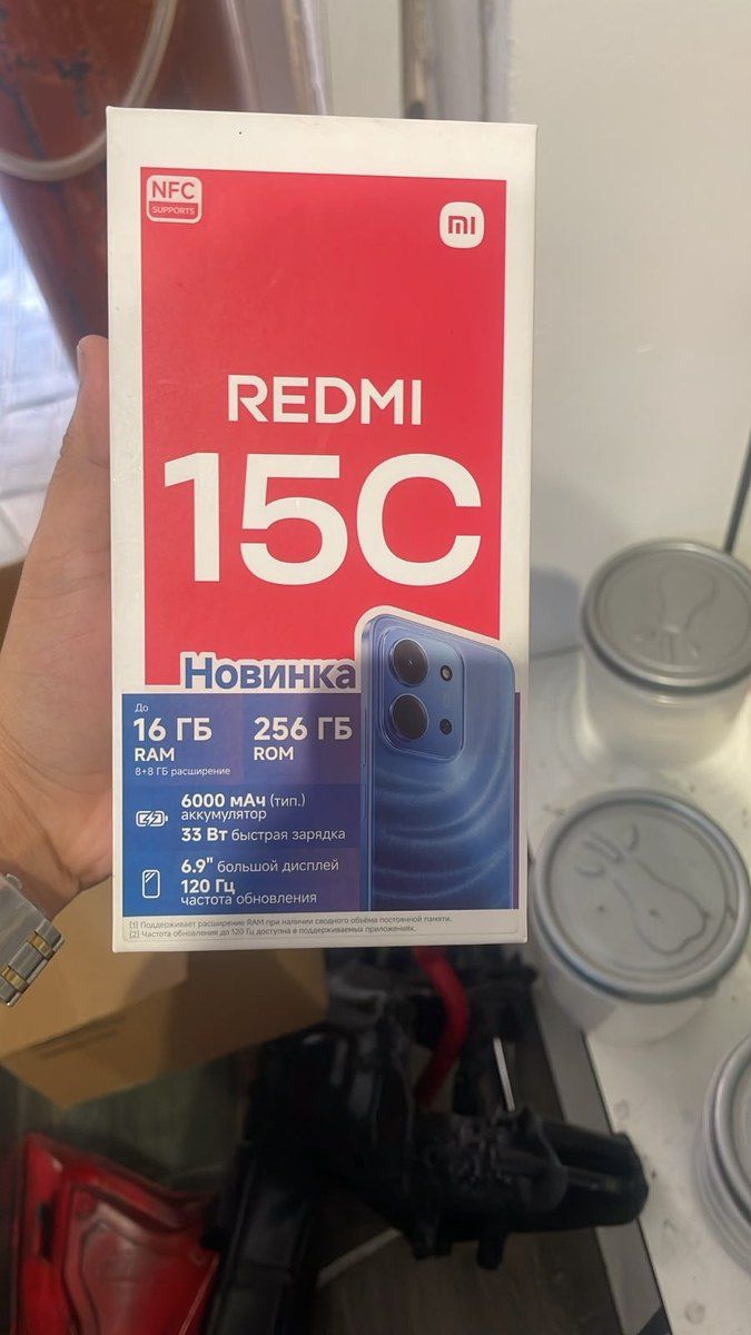 Xiaomi Redmi 15C Midnight Black 256GB/8GB — Smartfonlar, Bakı (3)