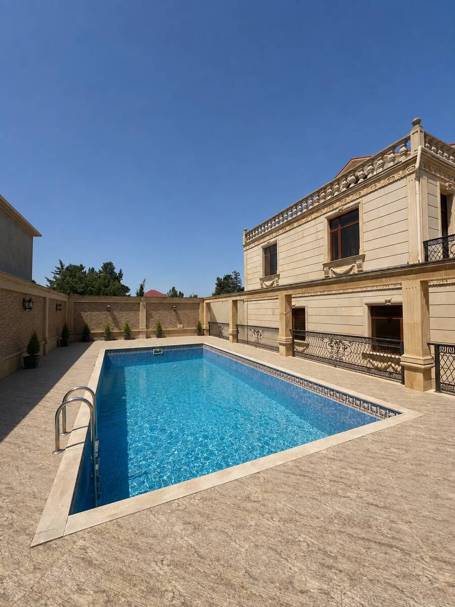 Satılır 7 otaqlı həyət evi/bağ evi 460 m² — Ev, villa, Bakı (3)
