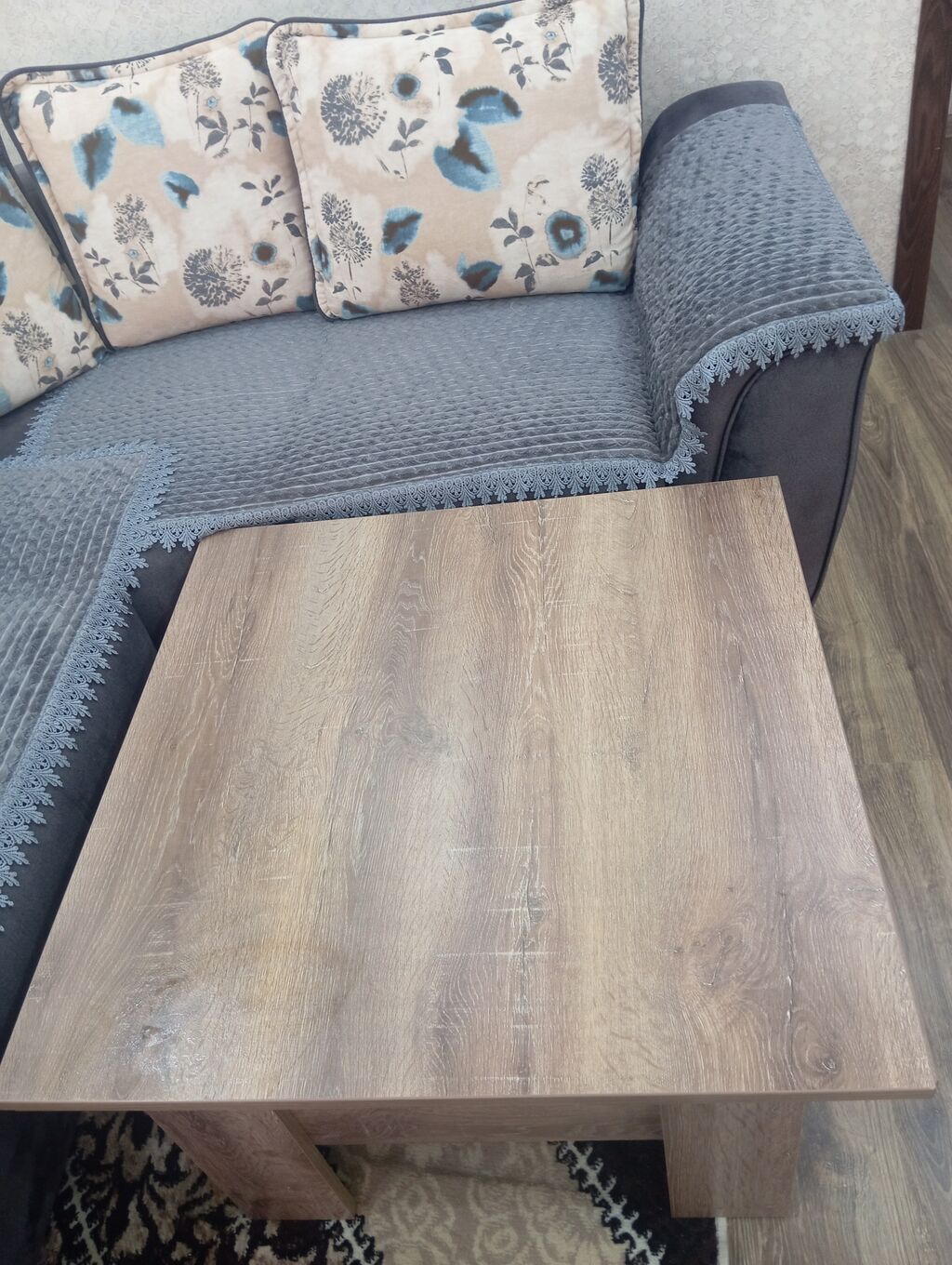 Kvadrat masa, Açılmayan, Təkərsiz, Laminat, Zəmanətsiz — Jurnal masaları, Sumqayıt
