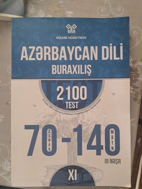 Məhsul: “Azərbaycan dili – Buraxılış” test toplusu Müəllif: Nizami — Xırdalan