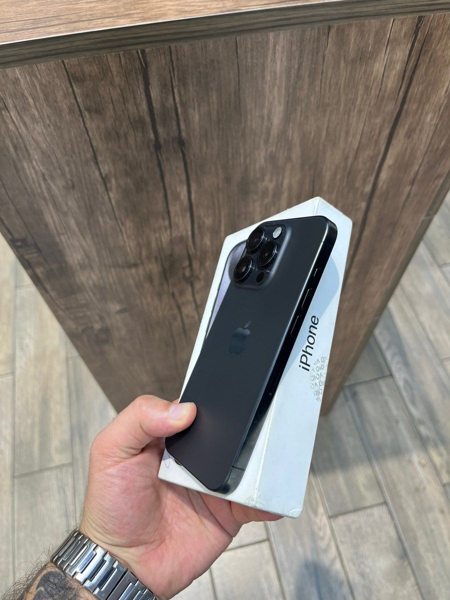 Apple iPhone 15 Pro Black Titanium 256GB/8GB — Smartfonlar, Bakı (2)