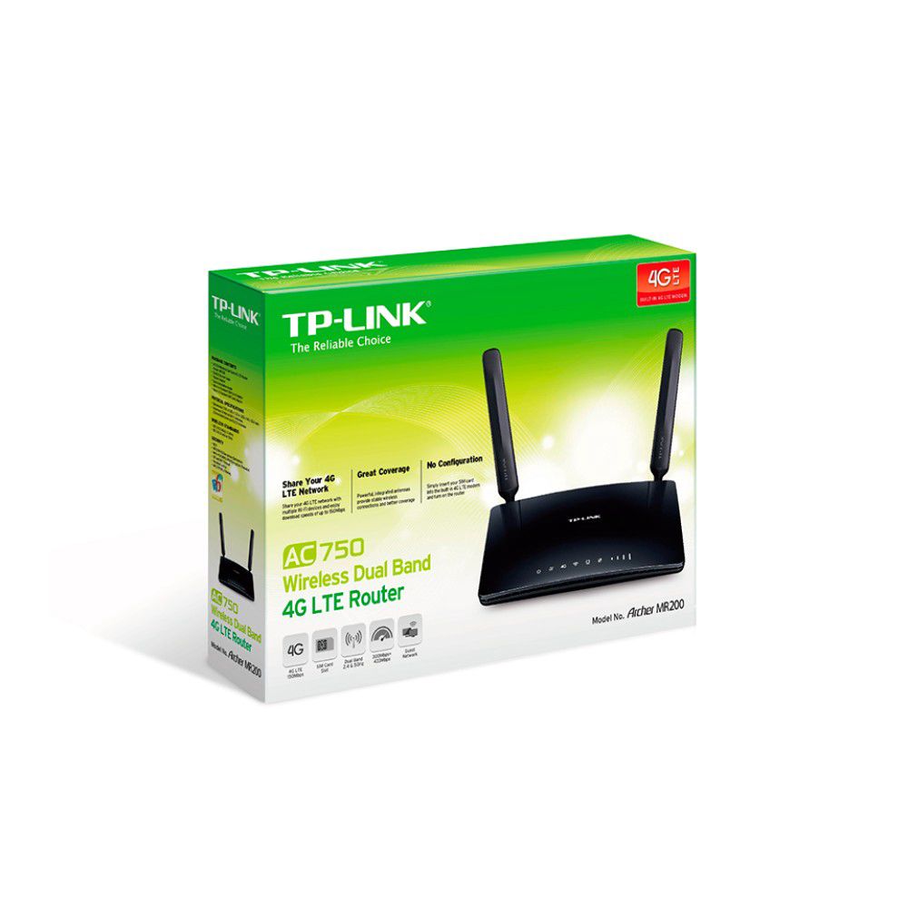 AC750 İkidiapazonlu 4G LTE Wi-Fi Router TP-Link Archer MR200 — Mallar, Bakı (4)