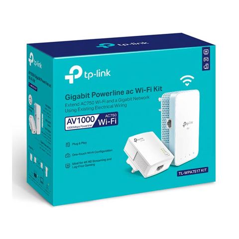 TP-Link TL-WPA7517 AV1000 Gigabit Powerline ac Wi-Fi Kit — Bakı
