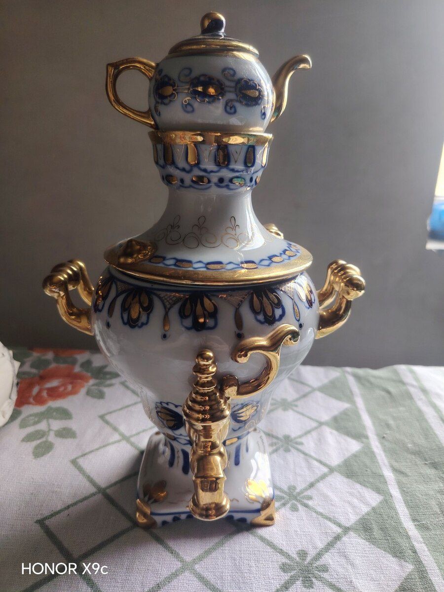 Farfor samovar fiquru — Dekor və interyeri, Bakı