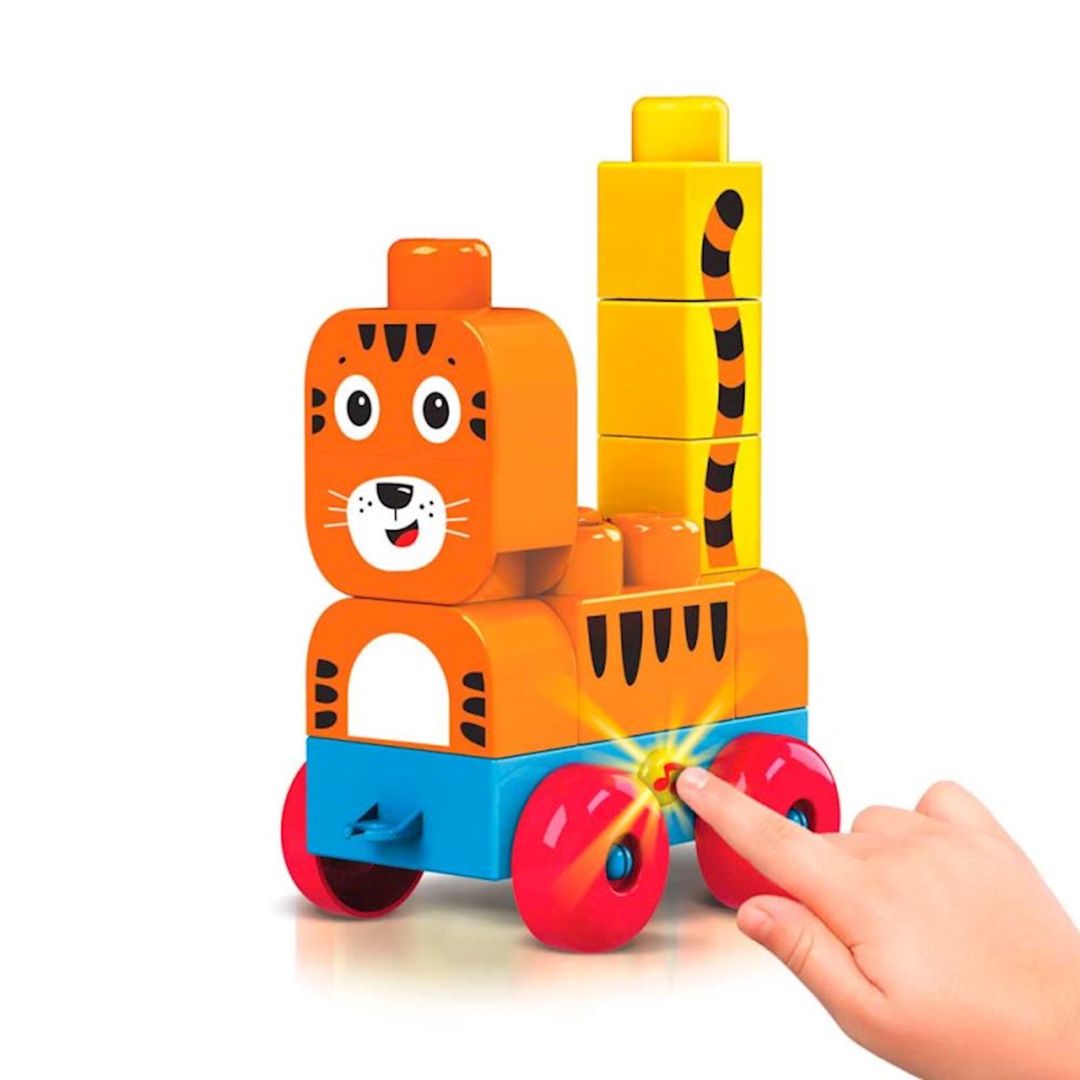 Pələng-konstruktor "Азбукварик" Talky Blocks düymə, 10 hissə — Mallar, Bakı (2)