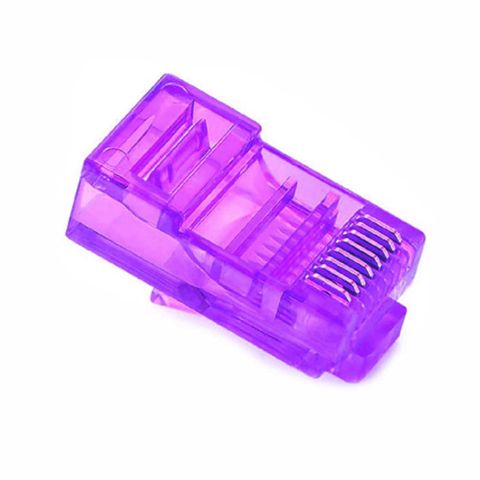 RJ45 CAT6 Konnektor Datalınk Purple — Bakı