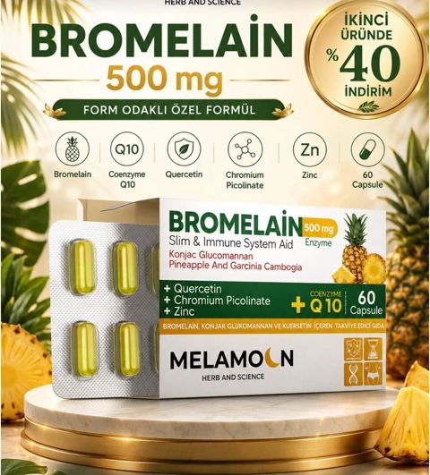 Melamoon Bromelain 500 mg – form yönümlü xüsusi formul Məhsul tipi — Bakı