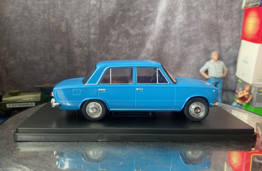 Коллекционная модель VAZ-2101 Lada 1200 blue 1970 — Kolleksiyalar, Bakı (10)