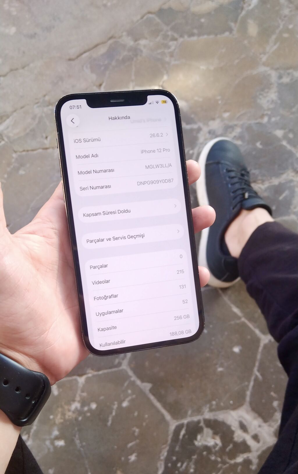 IPhone 12 Pro, 256 GB, Blue Titanium, Face ID — Apple iPhone, Bakı (8)