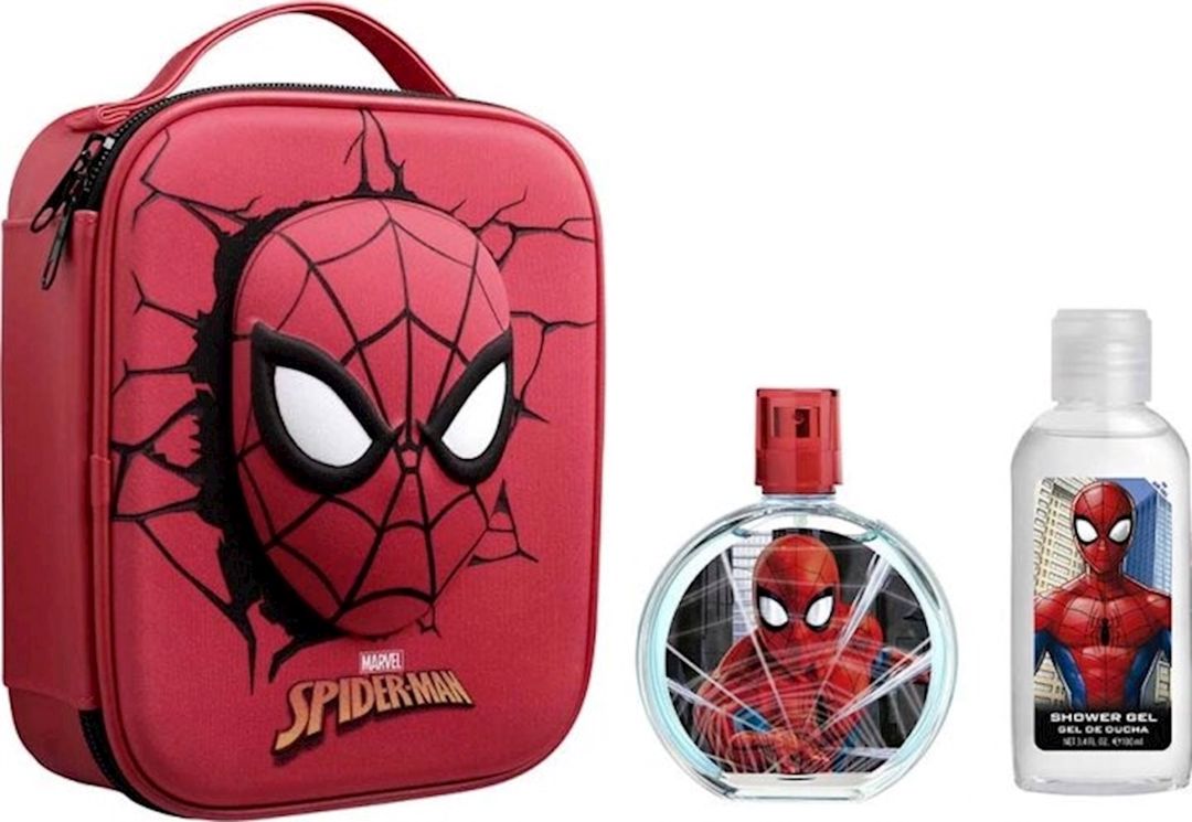 Air-Val International Spider Man hədiyyə dəsti (3D çanta+tualet suyu 100 ml+düş üçün gel 100 ml) — Mallar, Bakı