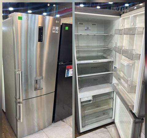 LG alt donduruculu, paslanmayan polad korpuslu No Frost soyuducu — Digah