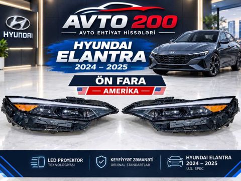 Hyundai Elantra 2024 farası — Bakı