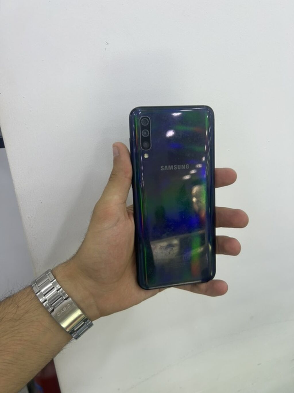 Samsung Galaxy A50, 128 GB, rəng - Göy, İki sim kartlı — Samsung, Gəncə