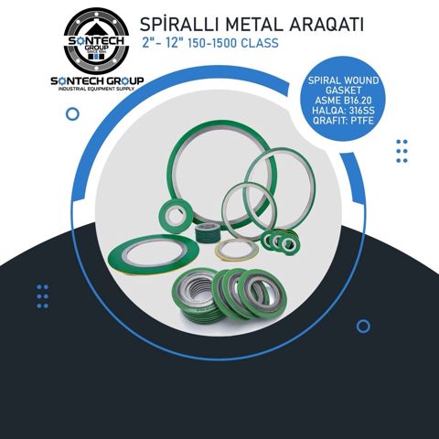 Spirallı metal araqatı gasket — Bakı