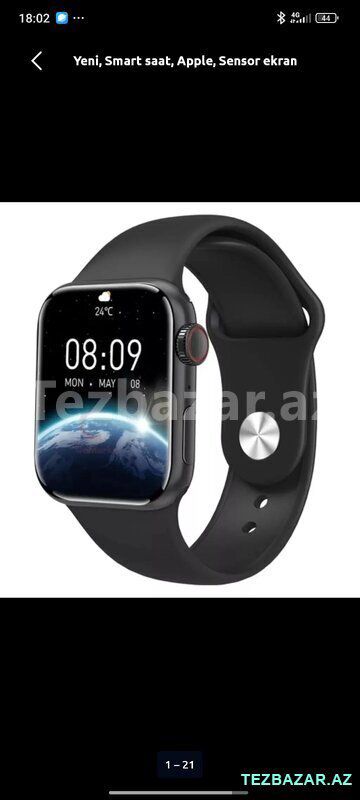 t800 Smart saat — Ağıllı saatlar və biləkliklər, Bakı (3)