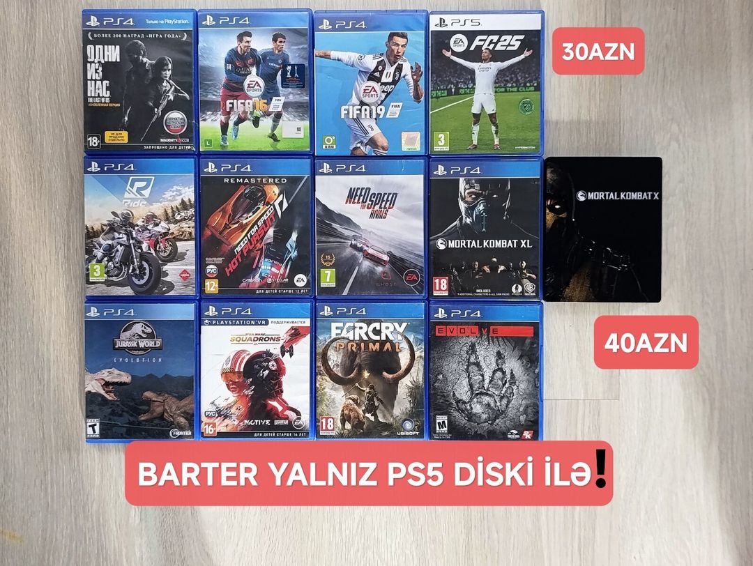PS4, PS5 üçün oyun diskləri — Oyunlar, konsollər və proqramlar, Bakı (2)