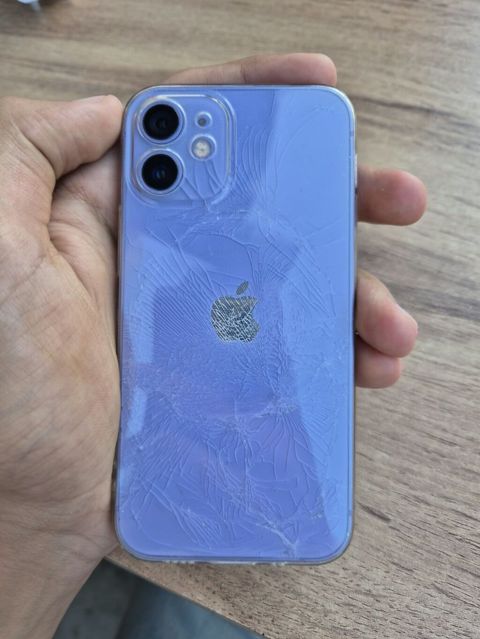 IPhone 12 mini, 128 GB, Deep Purple, Qırıq — Bakı