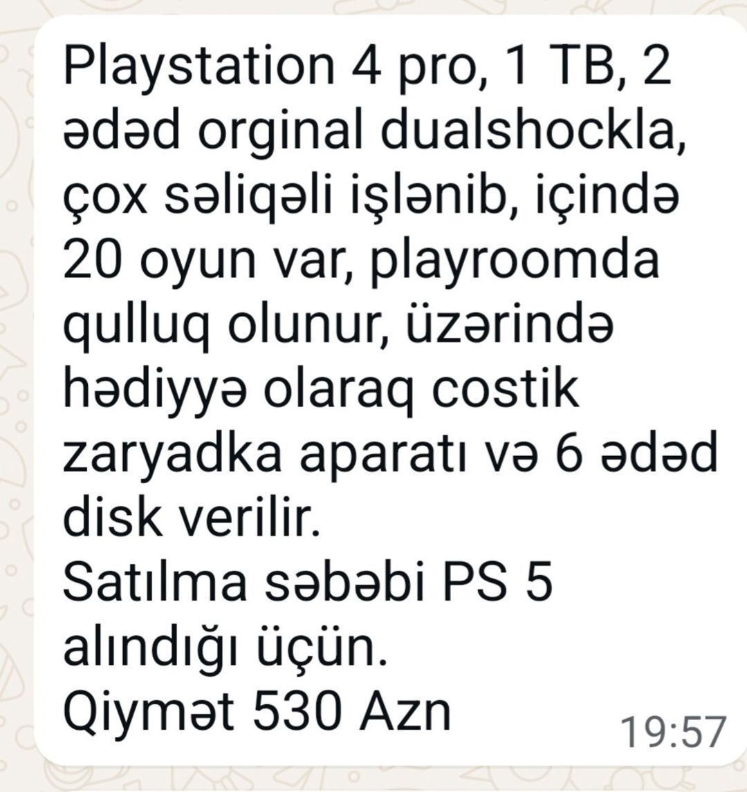 Playstation 4 Pro 1TB — Oyunlar, konsollər və proqramlar, Bakı (6)