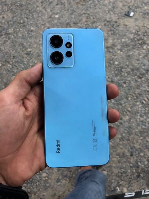 Redmi Note 12, 128 GB, rəng - Göy, Barmaq izi — Şirvan