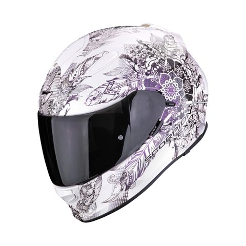 Motosikl dəbilqəsi Scorpion EXO-491 Dream White-Chameleon, ülçü M — Bakı