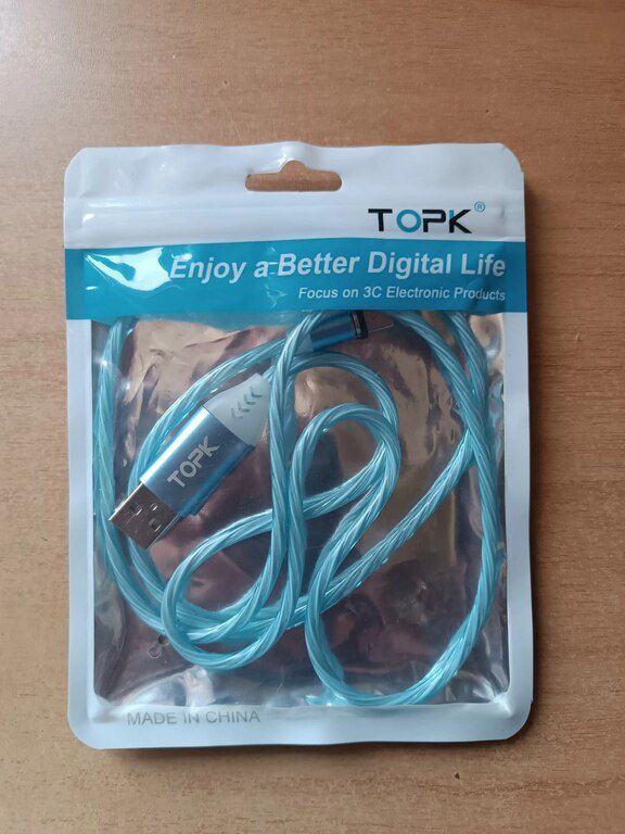 Topk.usb Type-C.LED.1 m.360° — Şəbəkə və server avadanlığı, Bakı (2)