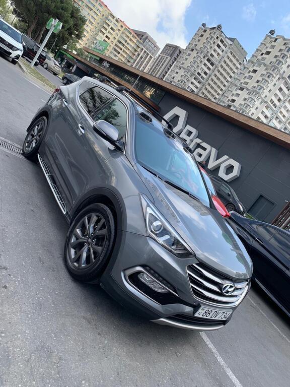 Hyundai Santa Fe, 2.0 L, 2017 il, 193 000 km 88-DV-734 — Avtomobillər, Bakı (3)