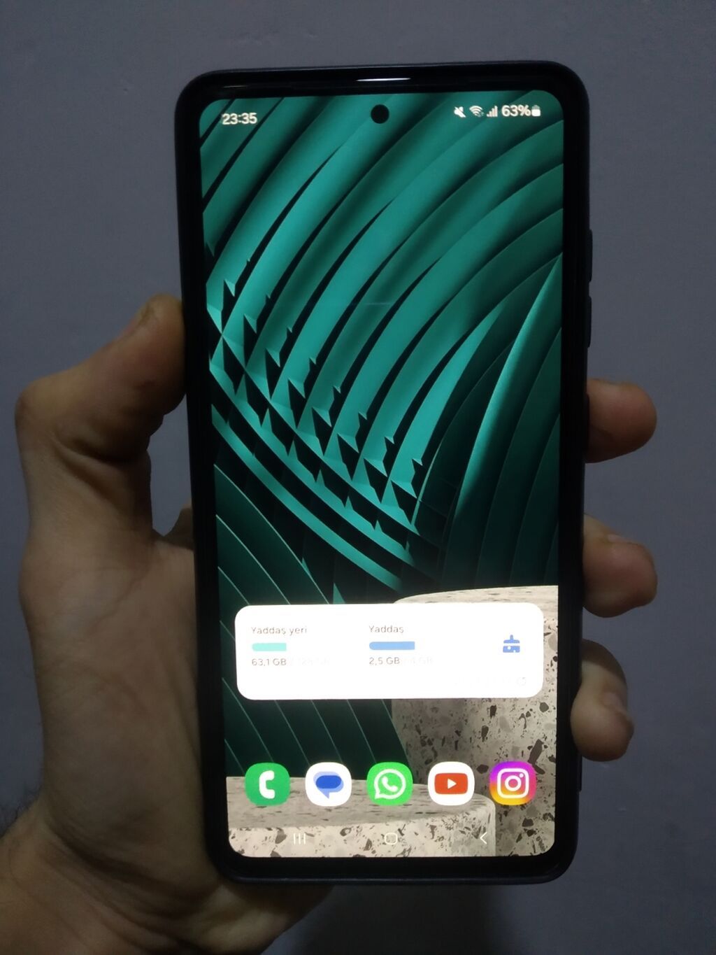 Samsung Galaxy A52s, 128 GB, rəng - Qara, Barmaq izi — Samsung, Bakı (5)