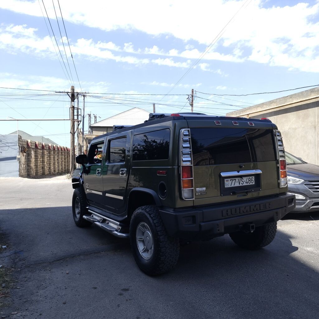 Hummer H2 SUV – ofroud və şəhər üçün güclü və komfortlu model 77-VS-486 — Avtomobillər, Masazır (8)